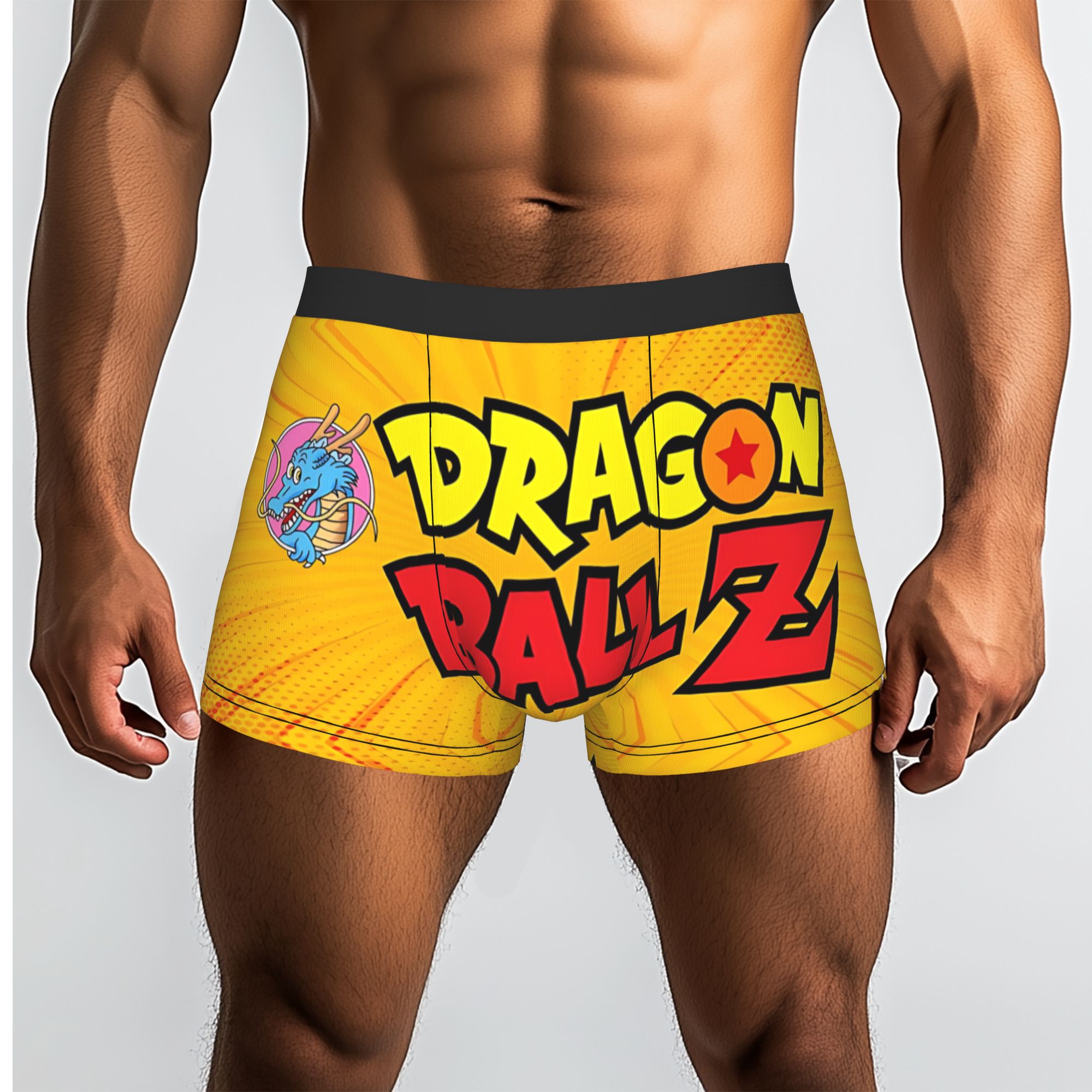 Boxer Shorts Modal - ファッションドラゴンボール漫画スタイルテーマボクサーカスタムパンツオムパンティー男性用下着プリントショーツボクサーブリーフ