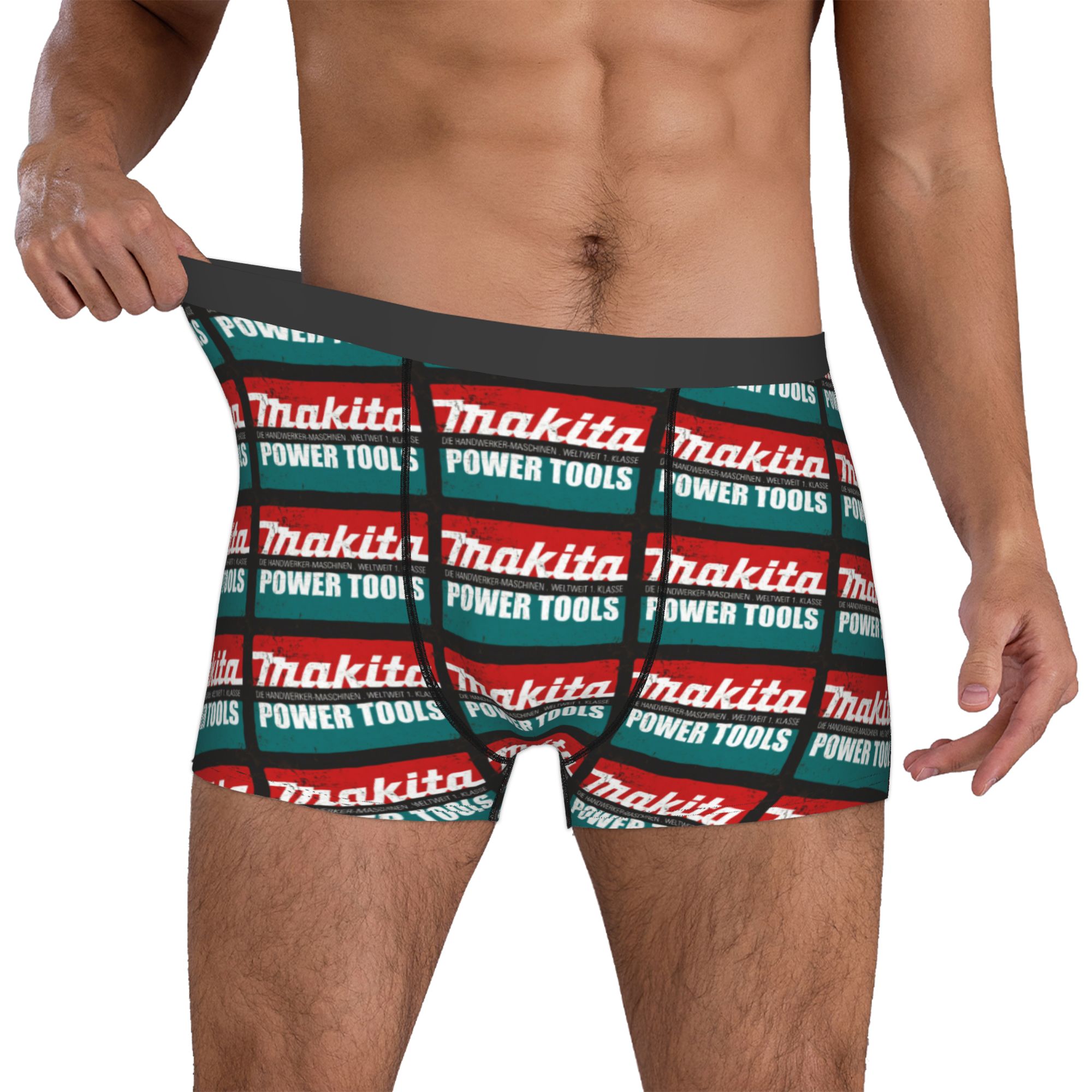 Boxer Shorts Modal - 男性用ノベルティヴィンテージマキタ電動工具下着ボクサーブリーフストレッチショーツパンティーアンダーパンツ