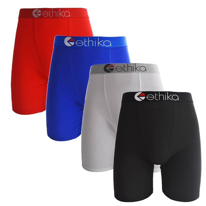Boxer Brief Pack Cotton - メンズ通気性ボクサーブリーフ 1枚入り 速乾性 ソフトな下着 快適なストレッチポリエステル S-XXXL