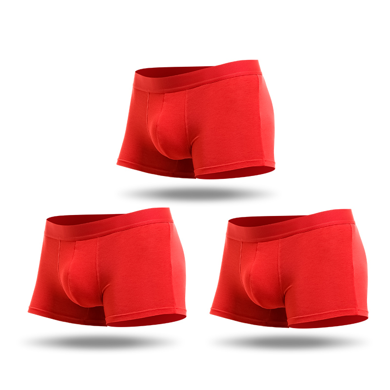 男性用下着、男性用ボクサーブリーフ、亥年用の赤い下着、男性用 - Boxer Shorts Modal のレビューと価格