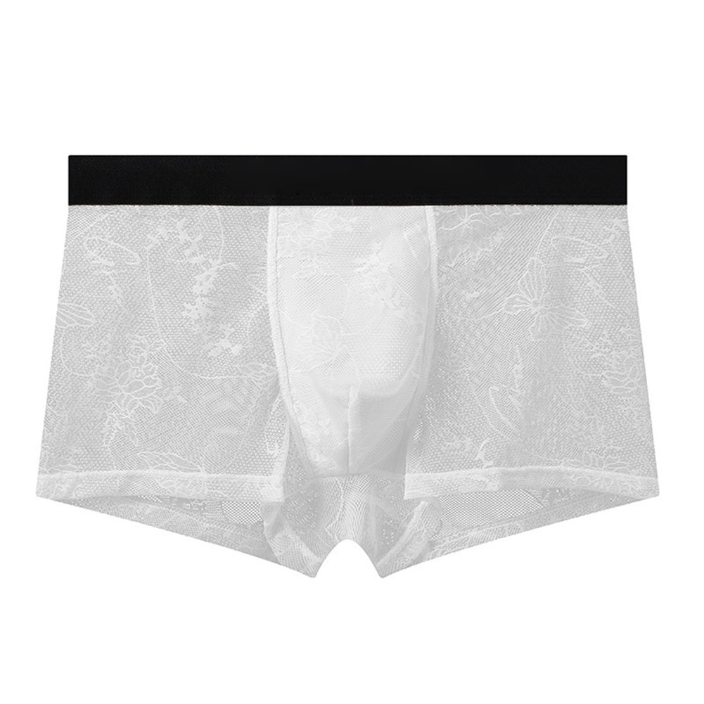 セクシーなメンズボクサーショーツメッシュ男性下着ランジェリー - Boxer Shorts Modal のレビューと価格