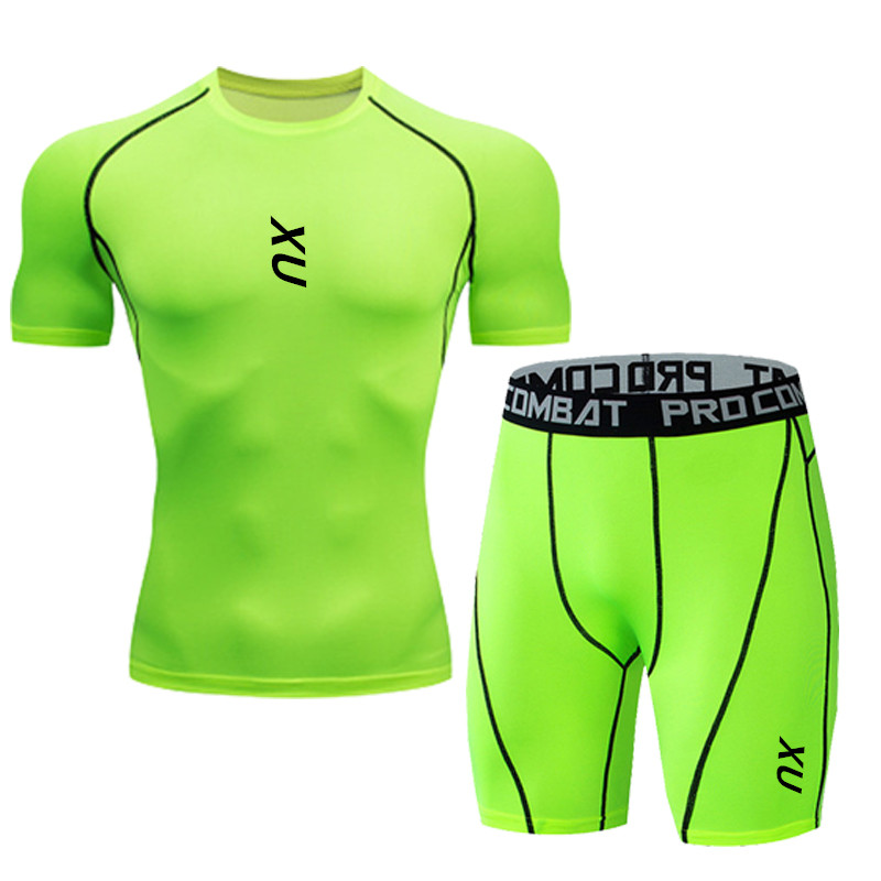 メンズランニング用タイトTシャツ、半袖スポーツTシャツ、ジム - T Shirt Tight Fit のレビューと価格