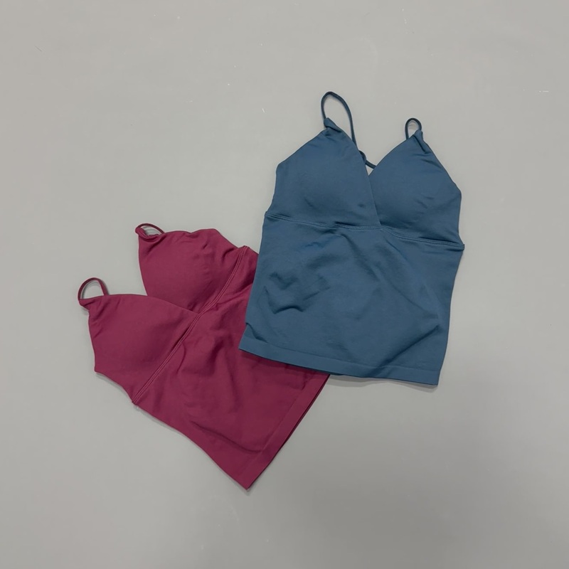 スポーツタンクトップ女性スリムボディシェイピングヨガホルター - Suspender Tank Top のレビューと価格