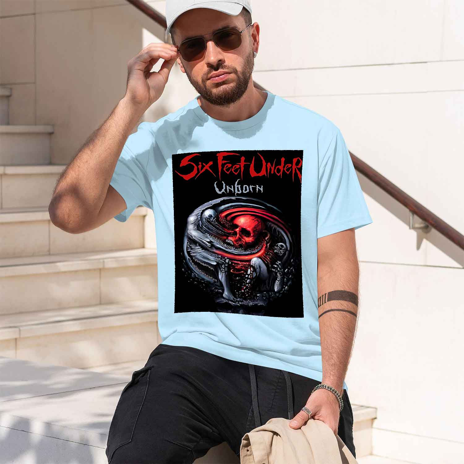 Six Feet Under – Unborn back 2 - Undershirt Crew Neck のレビューと価格