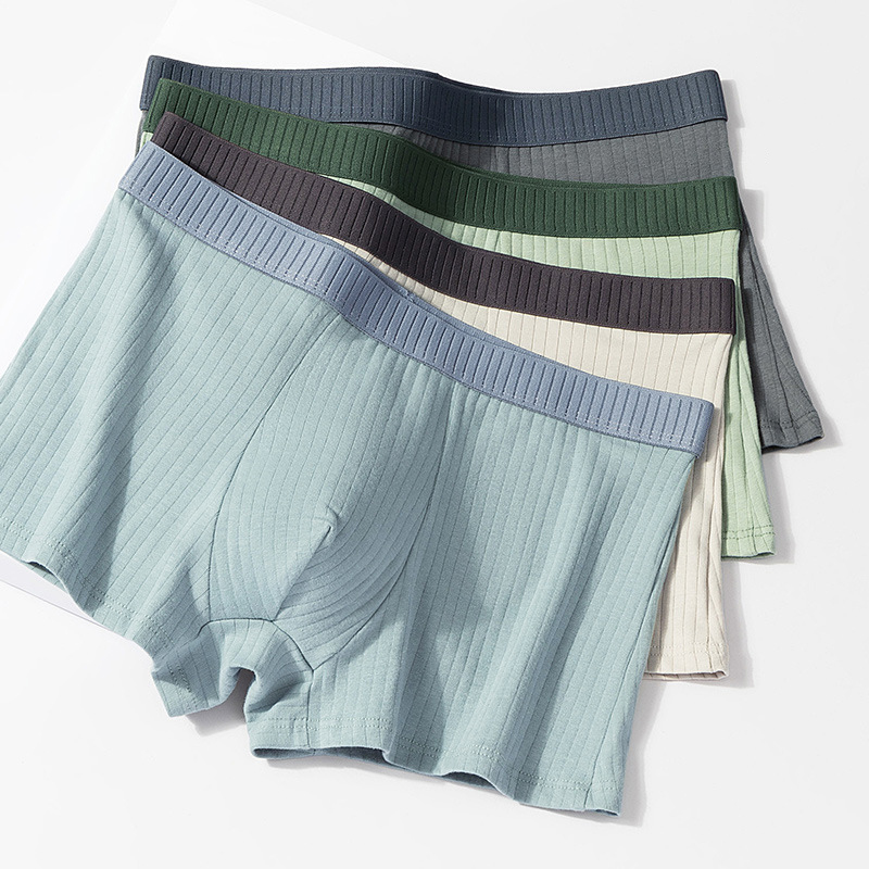 メンズコットンサーマルボクサーパンツ,セクシーな下着,ショー - Boxer Brief Pack Cotton のレビューと価格