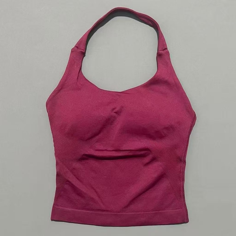 スポーツジム ホルターネックトップ レディース シームレス  - Suspender Tank Top のレビューと価格