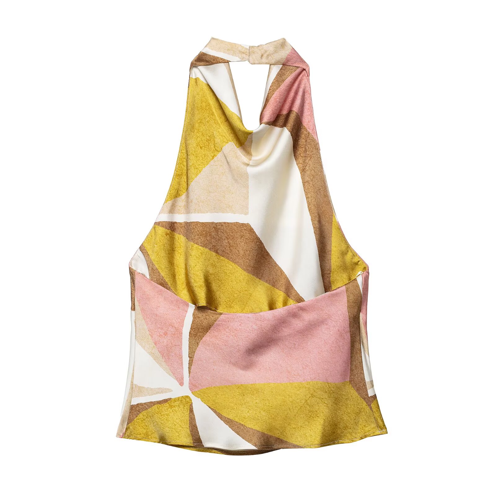 Zevity 2025 レディース シックな幾何学模様プリン - Suspender Tank Top のレビューと価格