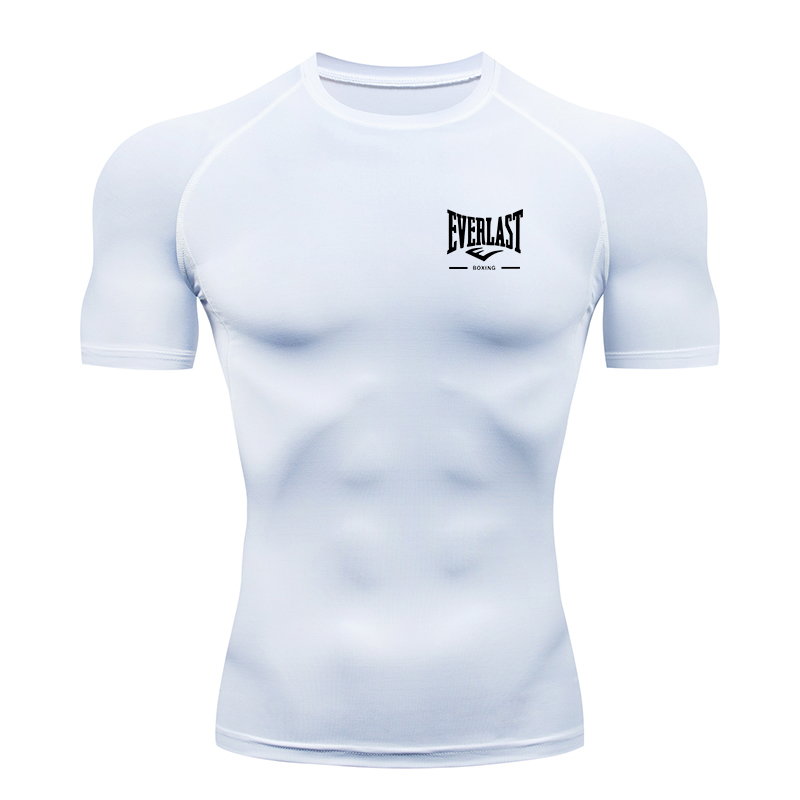 2026年新作メンズランニングタイトTシャツ半袖ジムスポーツ - T Shirt Tight Fit のレビューと価格