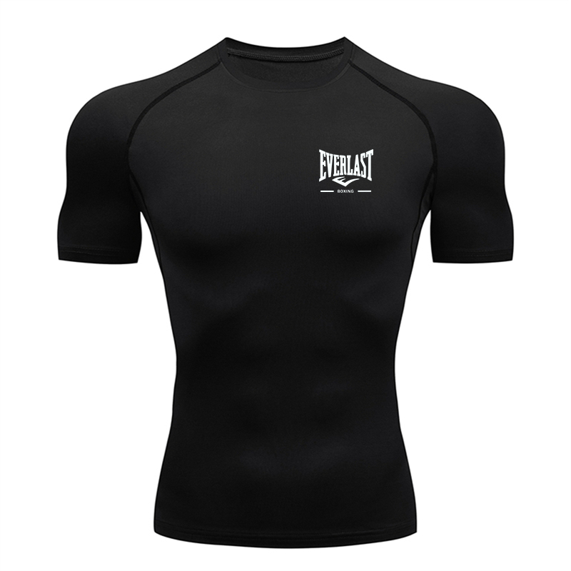 2026年新作メンズランニングタイトTシャツ半袖ジムスポーツ - T Shirt Tight Fit のレビューと価格